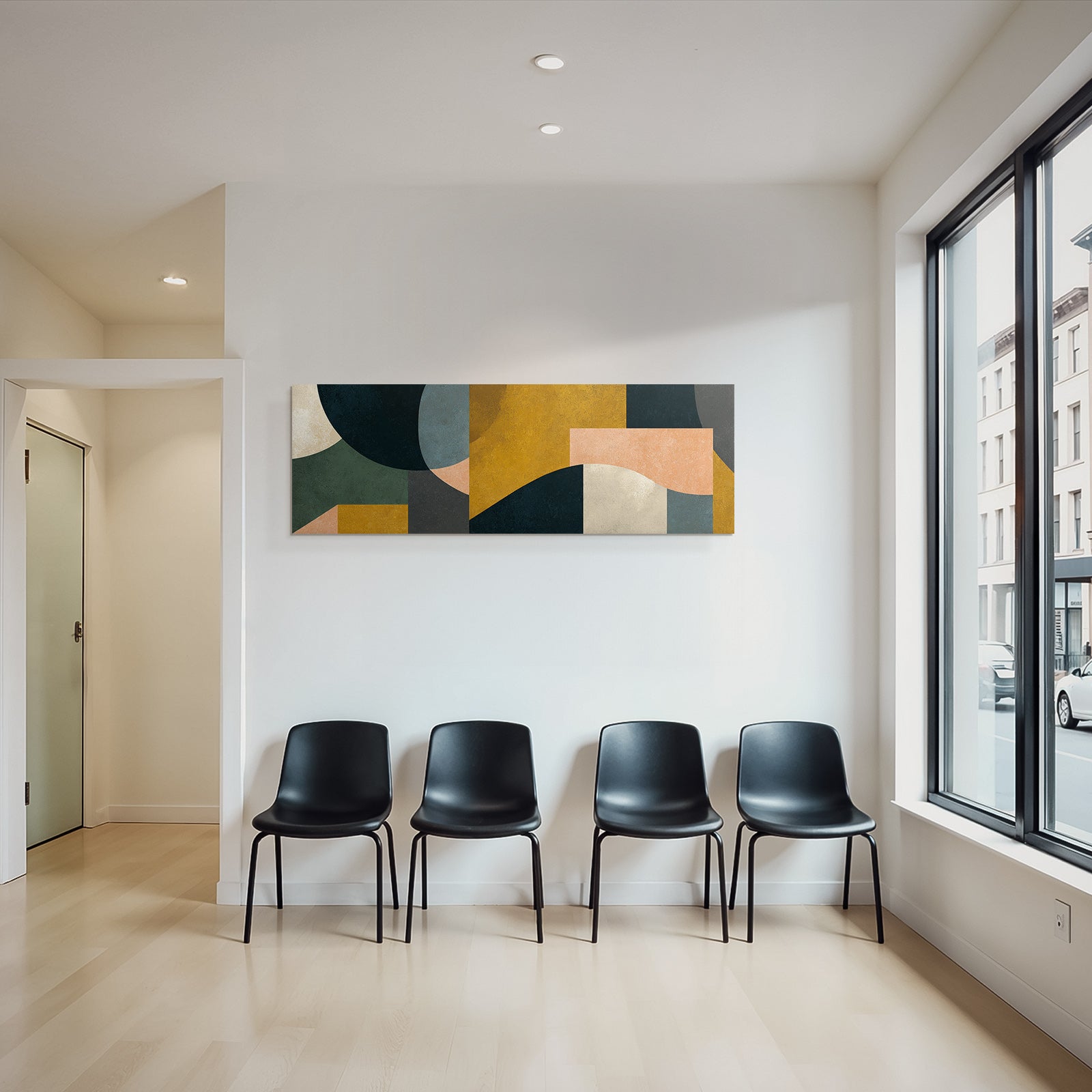 Geometrische Abstrakte Kunstwerk Moderne Gestaltung