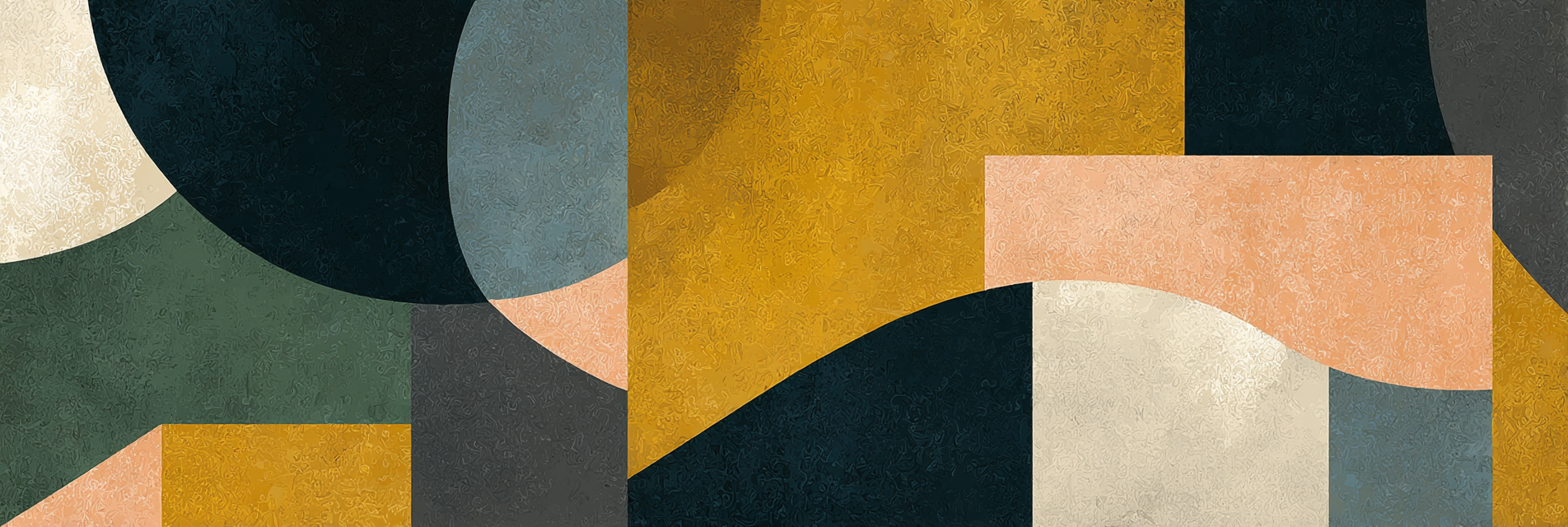 Geometrische Abstrakte Kunstwerk Moderne Gestaltung | Mid Century Modern | Einrichtungsstile