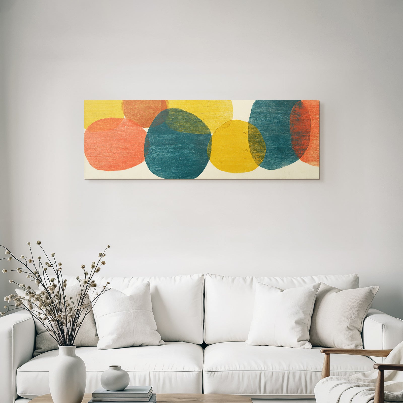 Ueberlappende Farbformen Abstrakte Kunst
