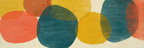 Ueberlappende Farbformen Abstrakte Kunst | Mid Century Modern | Einrichtungsstile