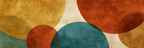 Ueberlappende Kreise Abstrakte Kunst Hintergrund | Mid Century Modern | Einrichtungsstile