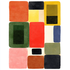Abstrakte Farbige Rechtecke Und Quadrate | Mid Century Modern | Einrichtungsstile