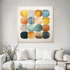 Abstract Form Facts Colorful Decoration