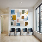 Abstrakte Formen Und Pinselstriche Moderne Kunst Muster