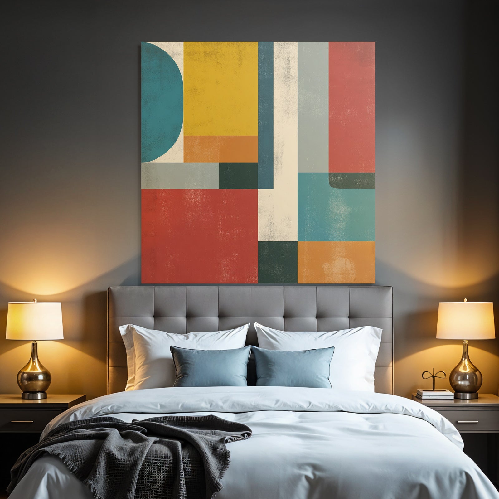 Abstrakte Geometrische Komposition Modern Kunst