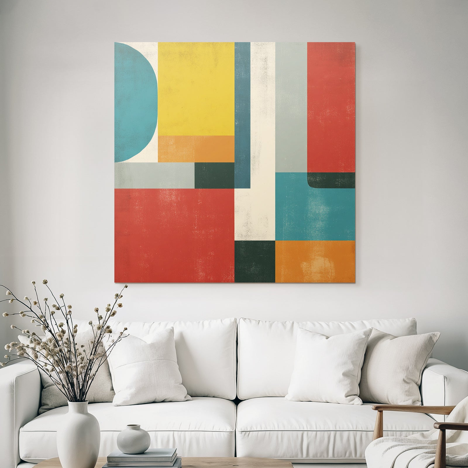 Abstrakte Geometrische Komposition Modern Kunst