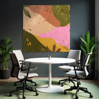 Abstract Illustration Organic Shapes Earthy Colors