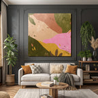 Abstract Illustration Organic Shapes Earthy Colors