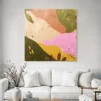 Abstract Illustration Organic Shapes Earthy Colors