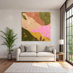Abstract Illustration Organic Shapes Earthy Colors