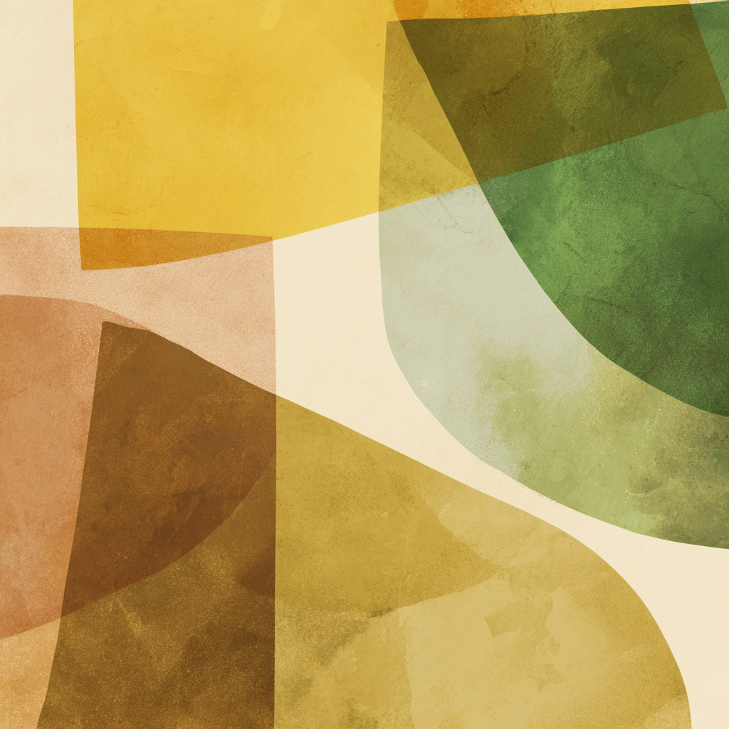 Abstrakte Komposition Geometrische Formen Farben | Mid Century Modern | Einrichtungsstile