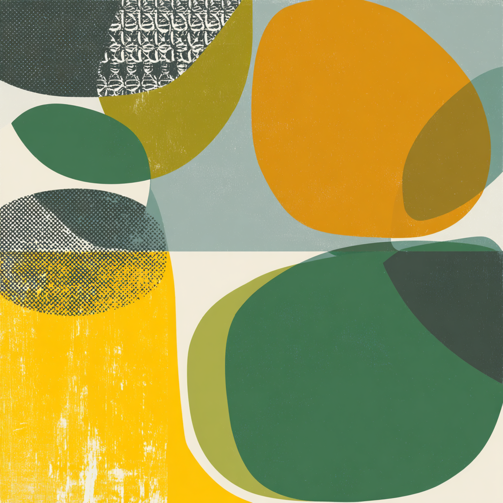 Abstrakte Kunst Art | Mid Century Modern | Einrichtungsstile