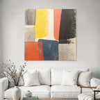 Abstrakte Kunst Mit Farbigen Formen