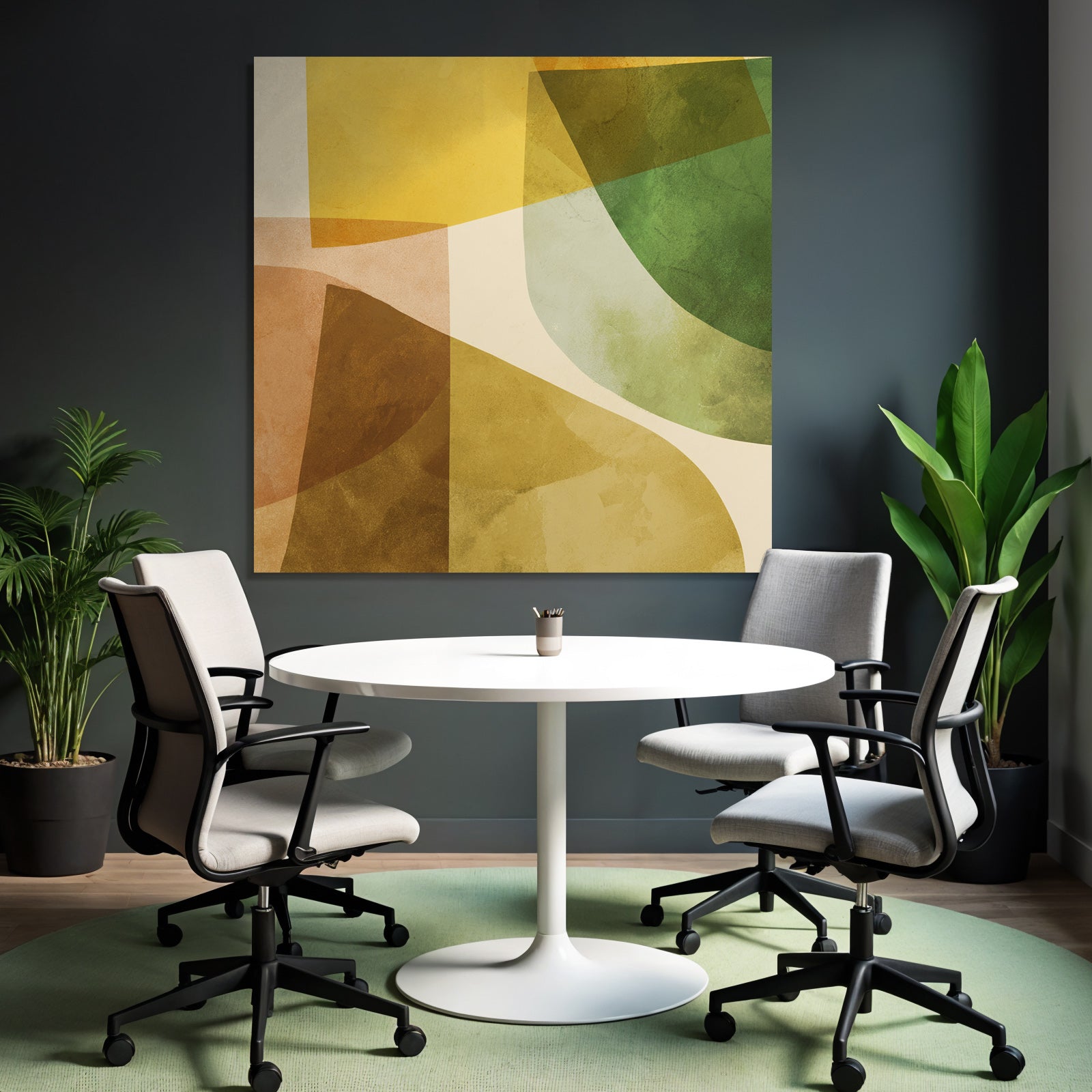 Abstrakte Zusammensetzung Formen Farben Modernes Design