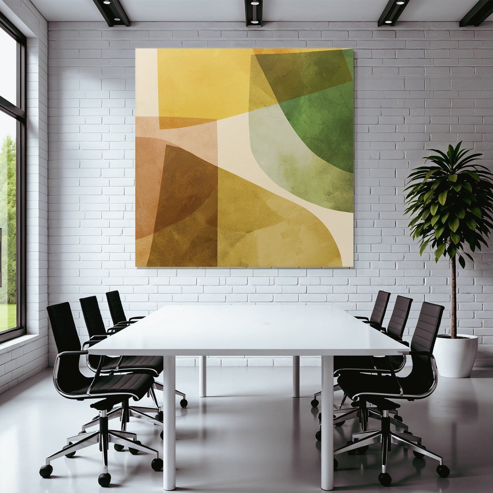 Abstrakte Zusammensetzung Formen Farben Modernes Design
