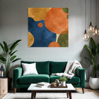 Abstraktes Design Bunte Kreisformen Textur Hintergrund