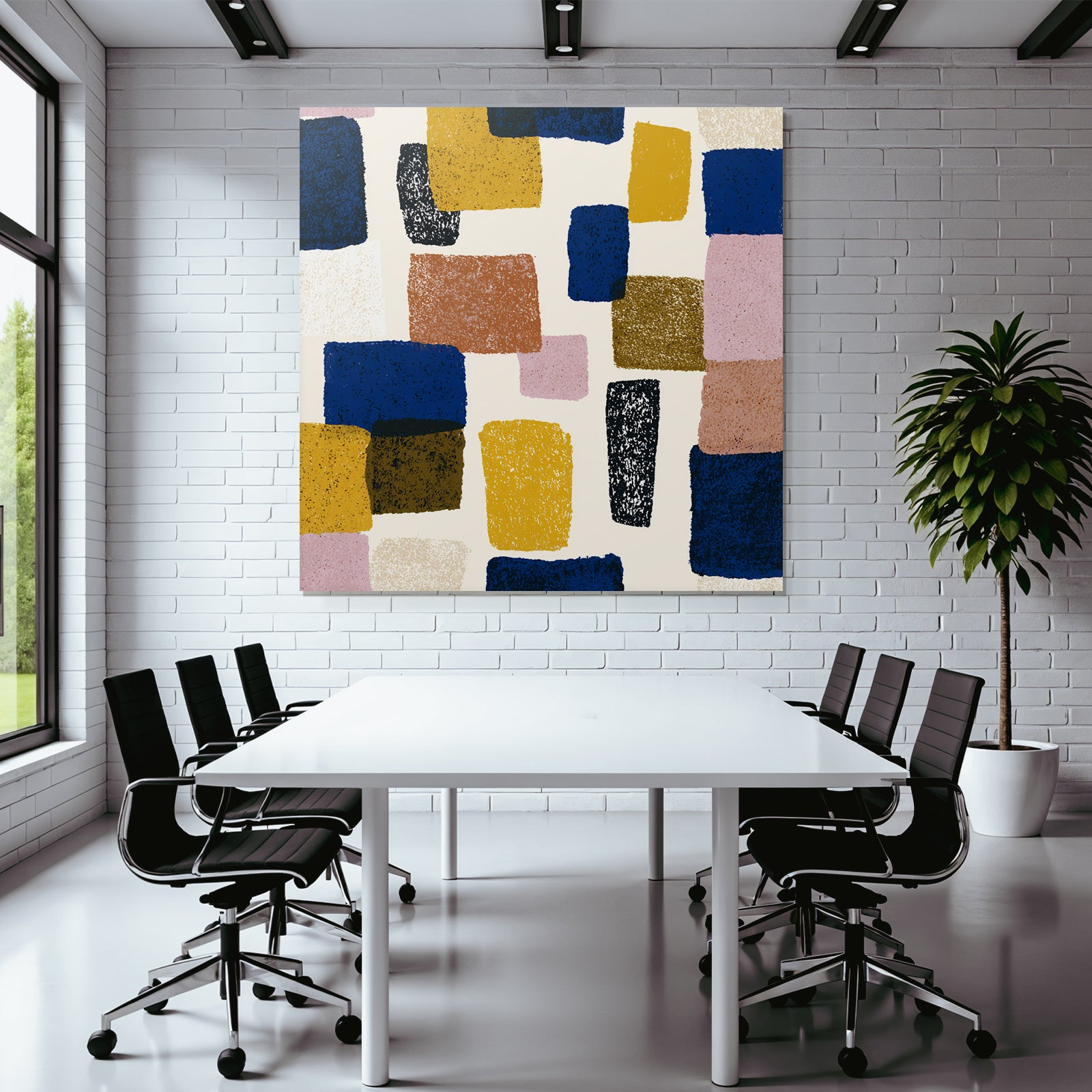 Abstraktes Design Colored Rechtecke