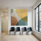 Abstraktes Design Farbenfrohe Kreise