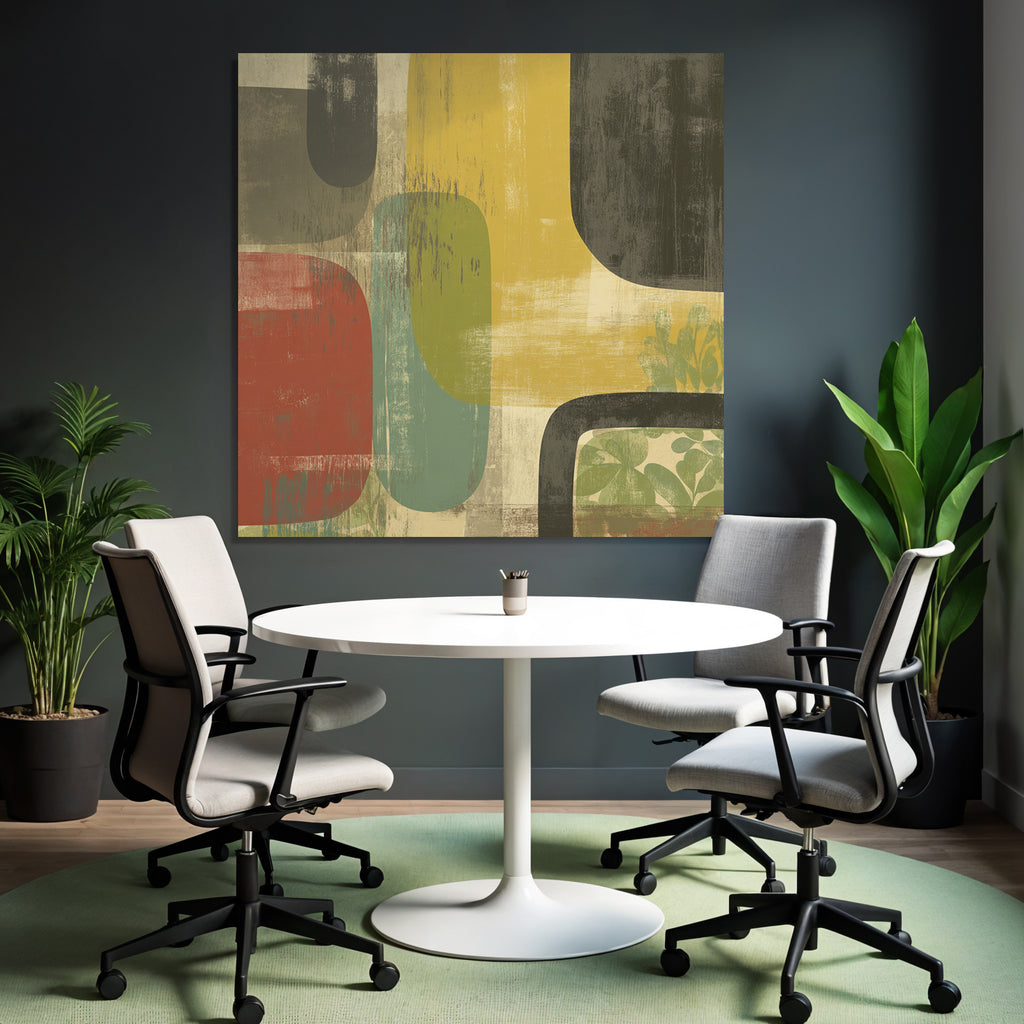 Abstraktes Design Farbige Formen Texturen Dekoration