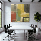 Abstraktes Design Farbige Formen Texturen Dekoration