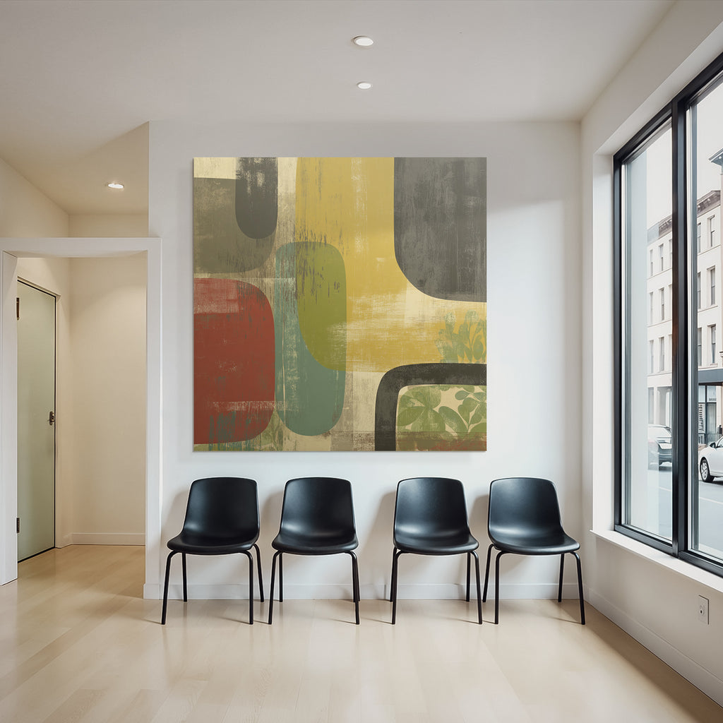 Abstraktes Design Farbige Formen Texturen Dekoration