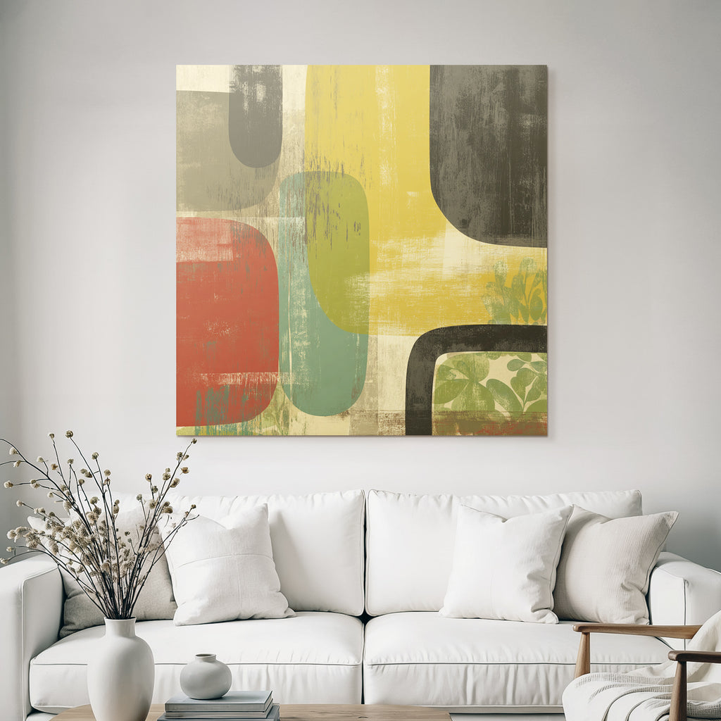 Abstraktes Design Farbige Formen Texturen Dekoration