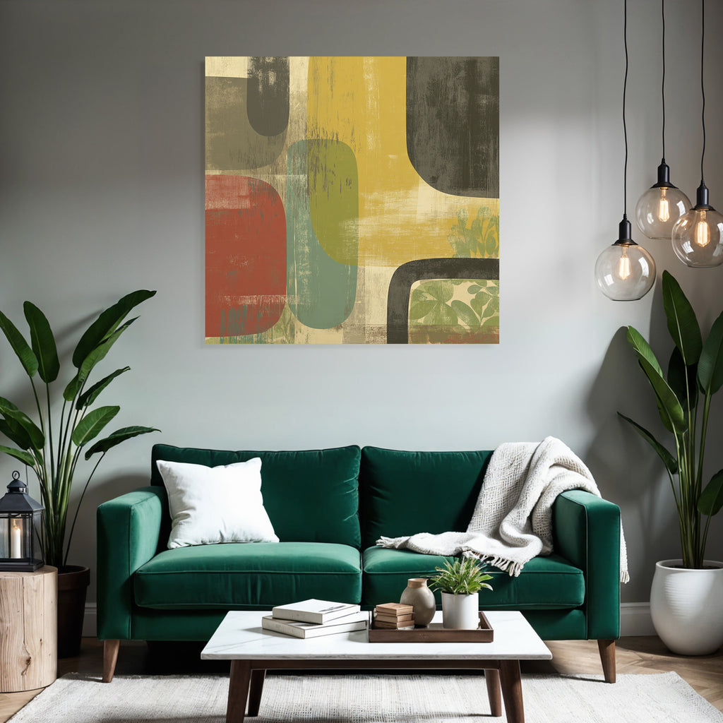 Abstraktes Design Farbige Formen Texturen Dekoration