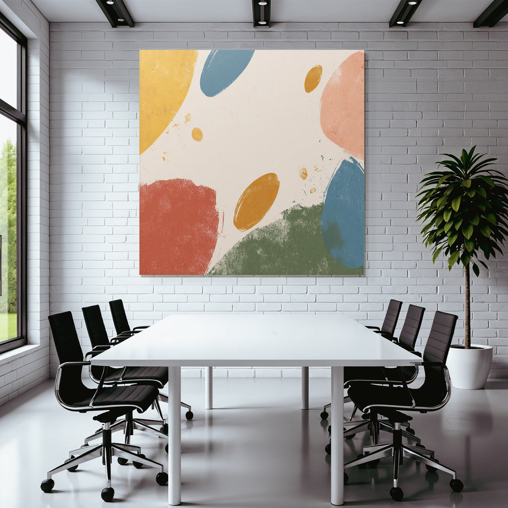 Abstraktes Design Mit Farbe
