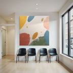 Abstraktes Design Mit Farbe