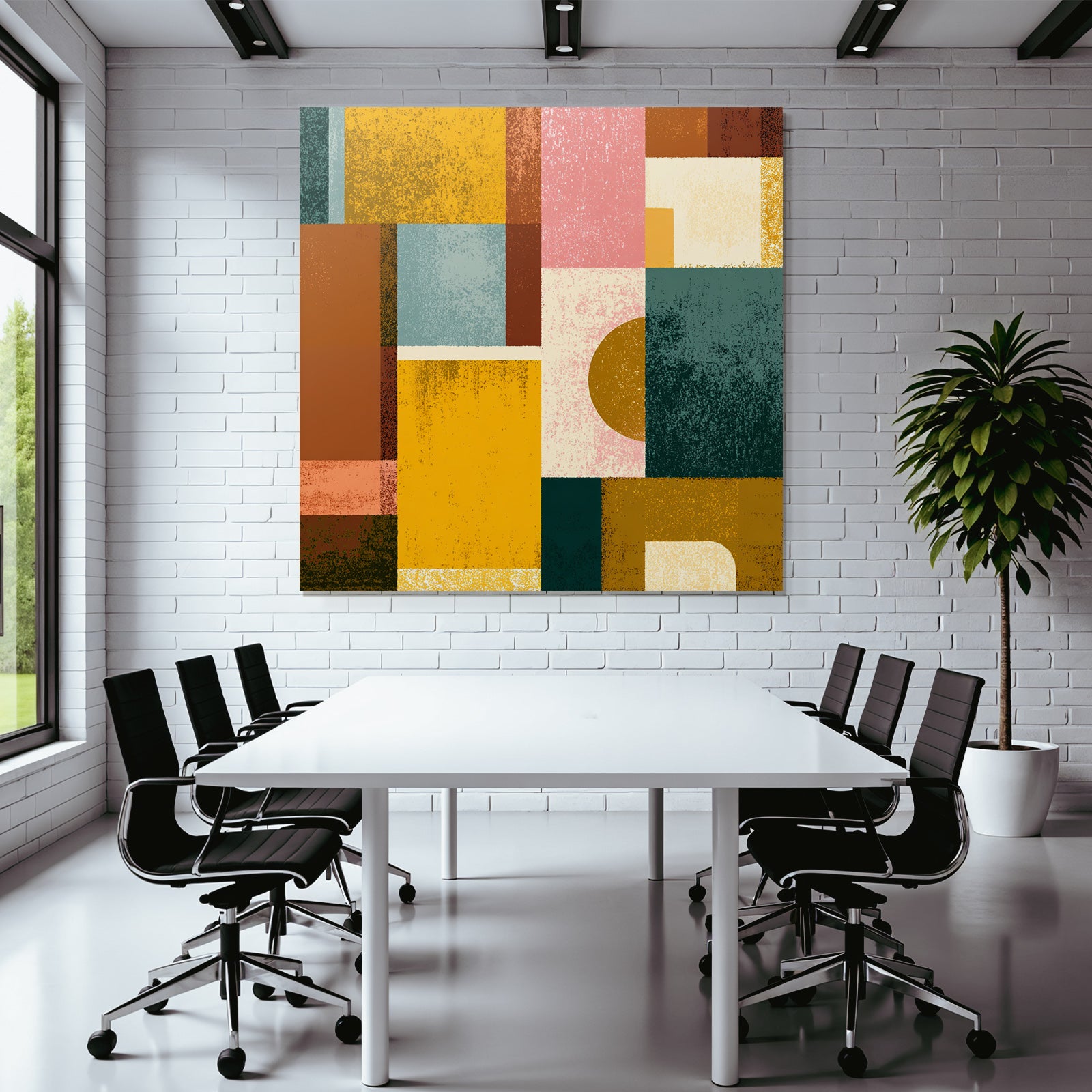 Abstraktes Geometrisches Design Moderne Kunst