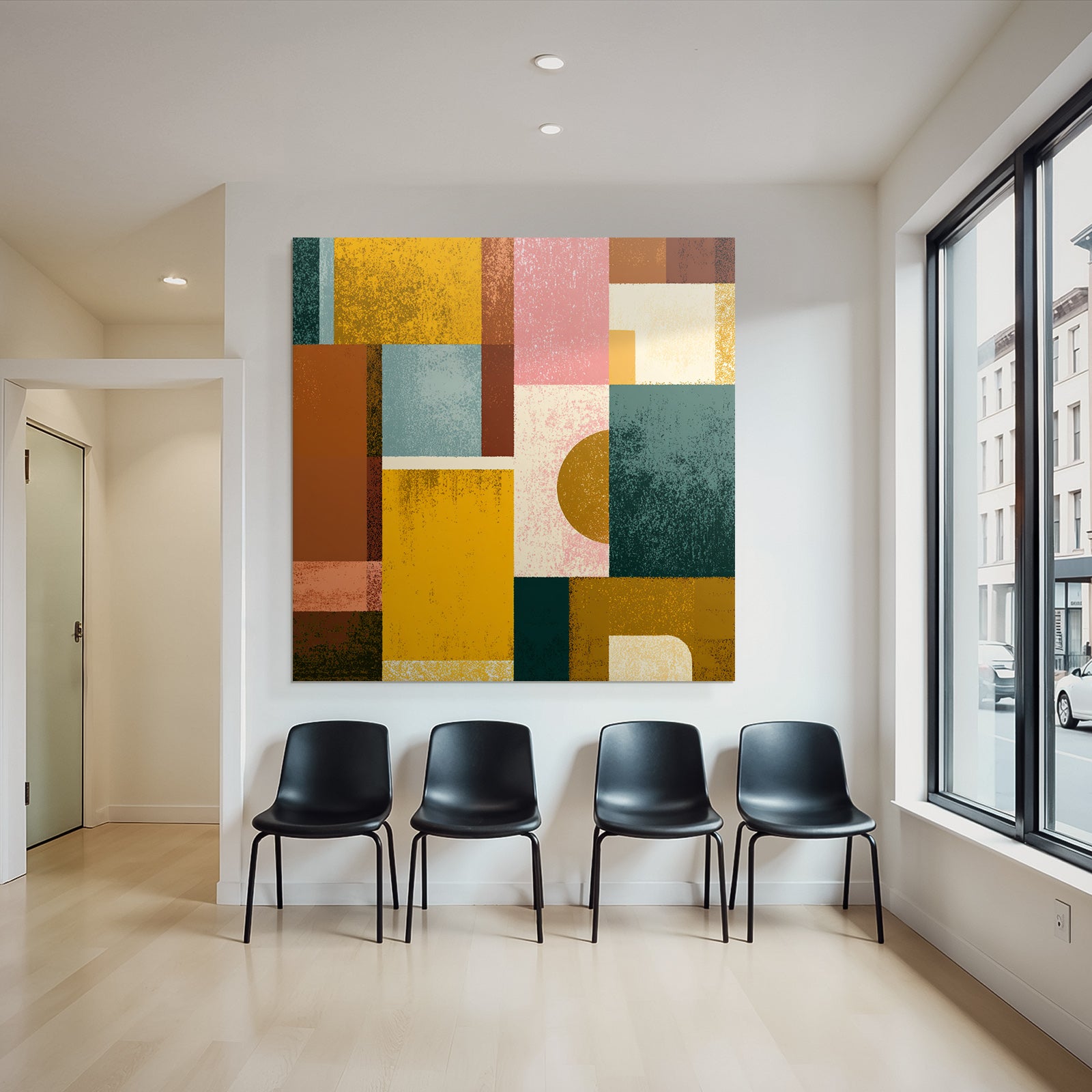 Abstraktes Geometrisches Design Moderne Kunst
