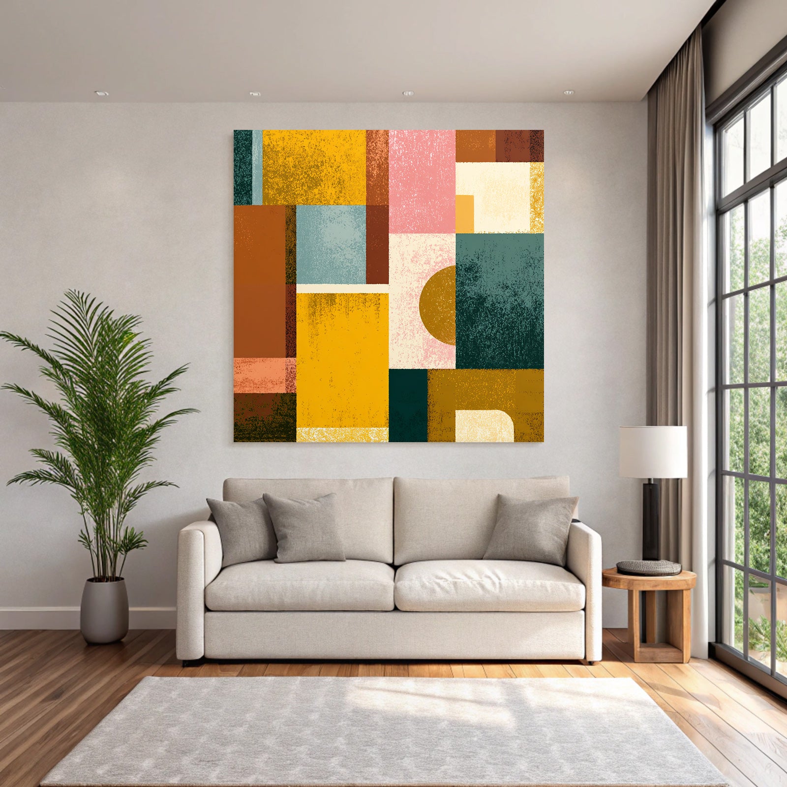 Abstraktes Geometrisches Design Moderne Kunst