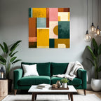 Abstraktes Geometrisches Design Moderne Kunst