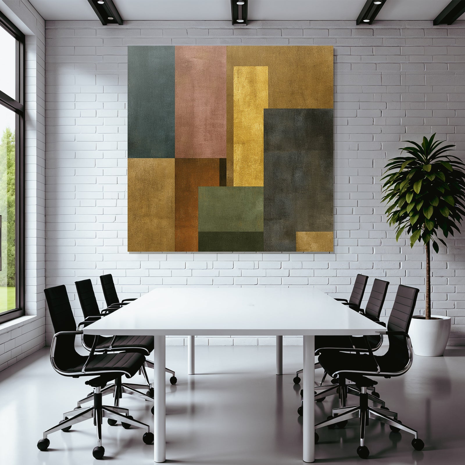 Abstraktes Geometrisches Design Verschiedene Farben Dunkelheit