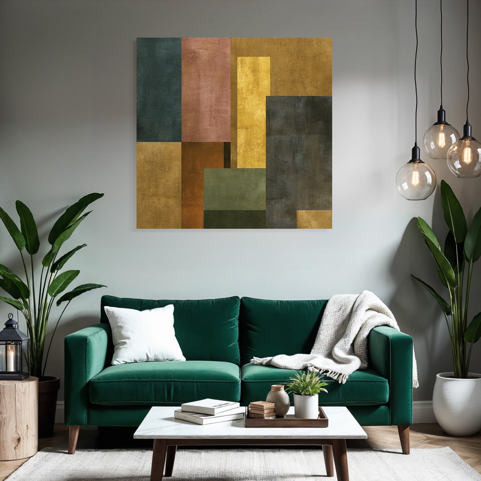 Abstraktes Geometrisches Design Verschiedene Farben Dunkelheit