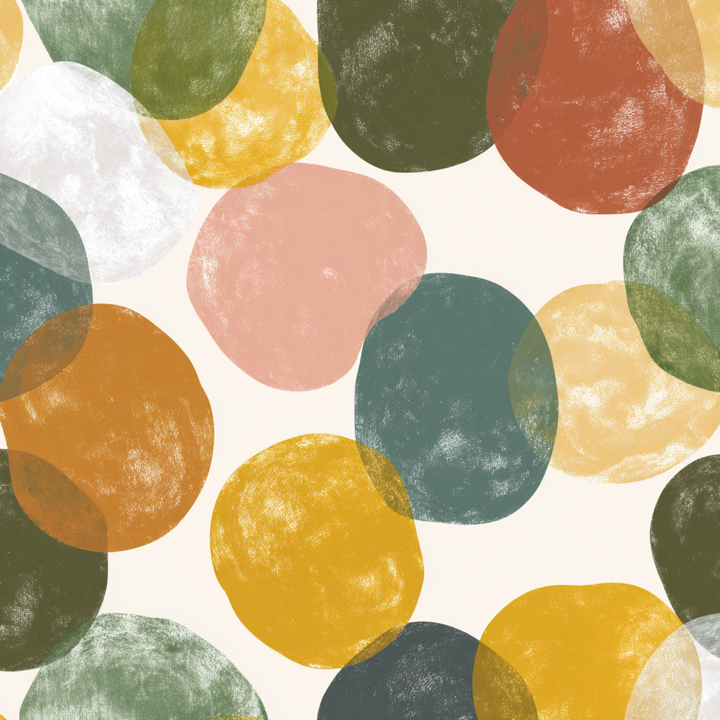 Buntes Kreis Muster | Mid Century Modern | Einrichtungsstile