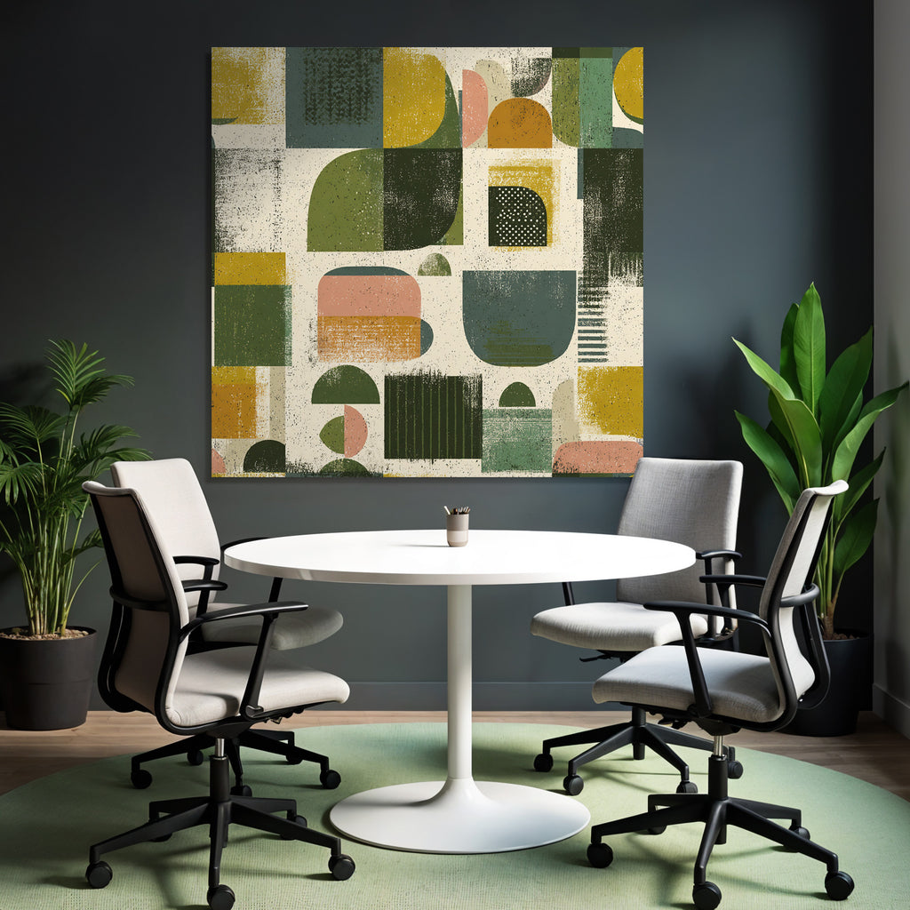 Digitale Abstrakte Muster Geometrische Formen Farben