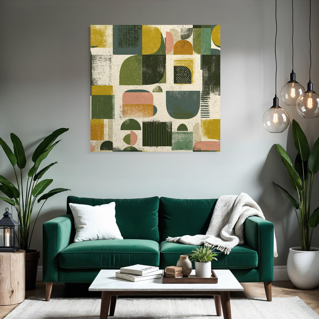 Digitale Abstrakte Muster Geometrische Formen Farben