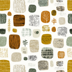 Erdige Formen Und Texturen Muster | Mid Century Modern | Einrichtungsstile