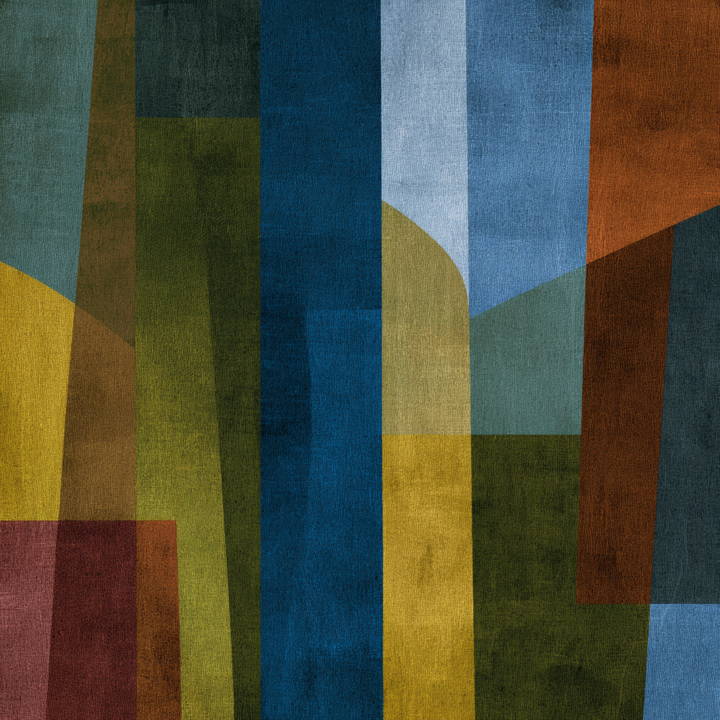 Geometrische Formen Abstrakt Farbenmix | Mid Century Modern | Einrichtungsstile