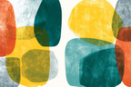 Abstrakte Formen In Verschiedenen Farben | Mid Century Modern | Einrichtungsstile