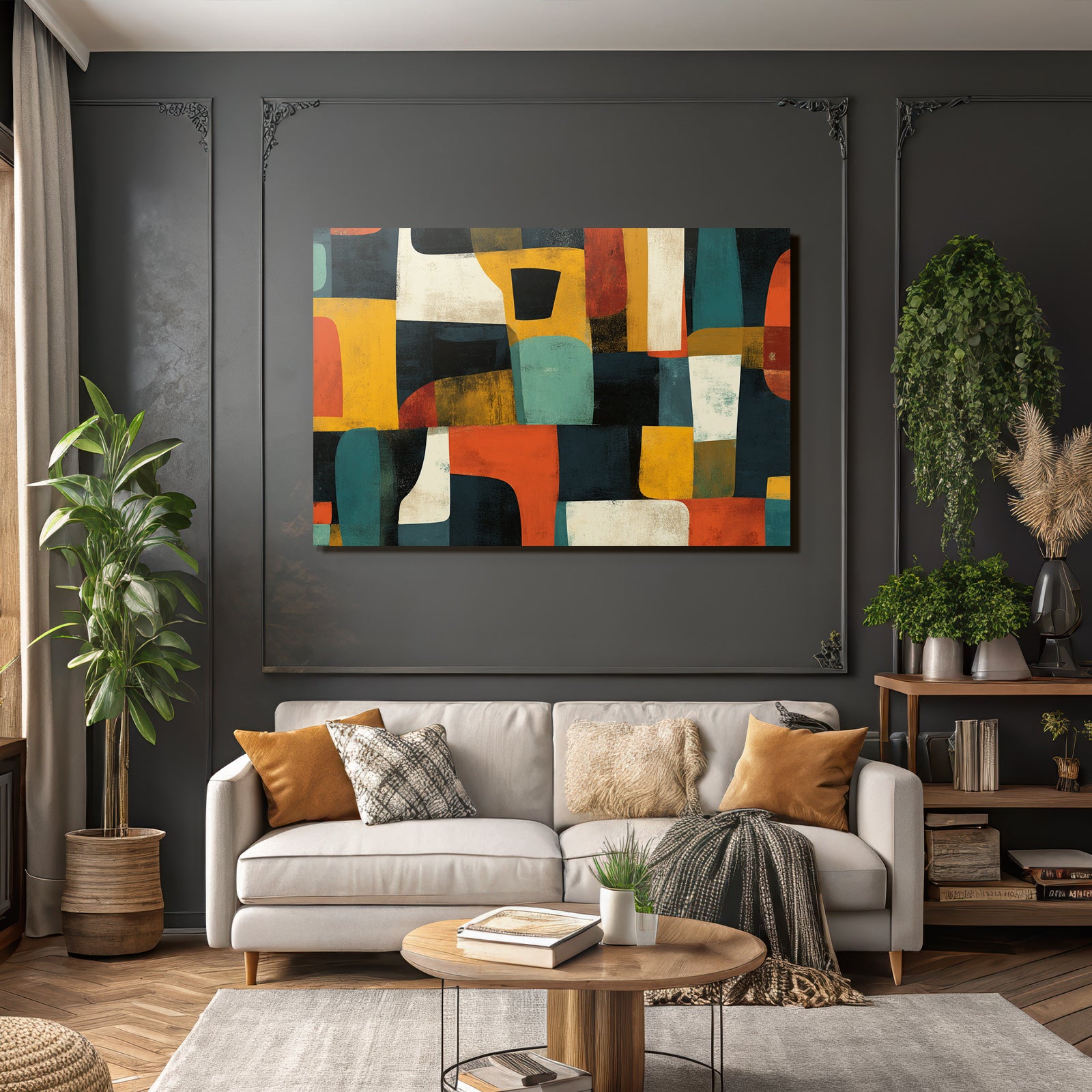 Abstrakte Kunst Formen Und Farben