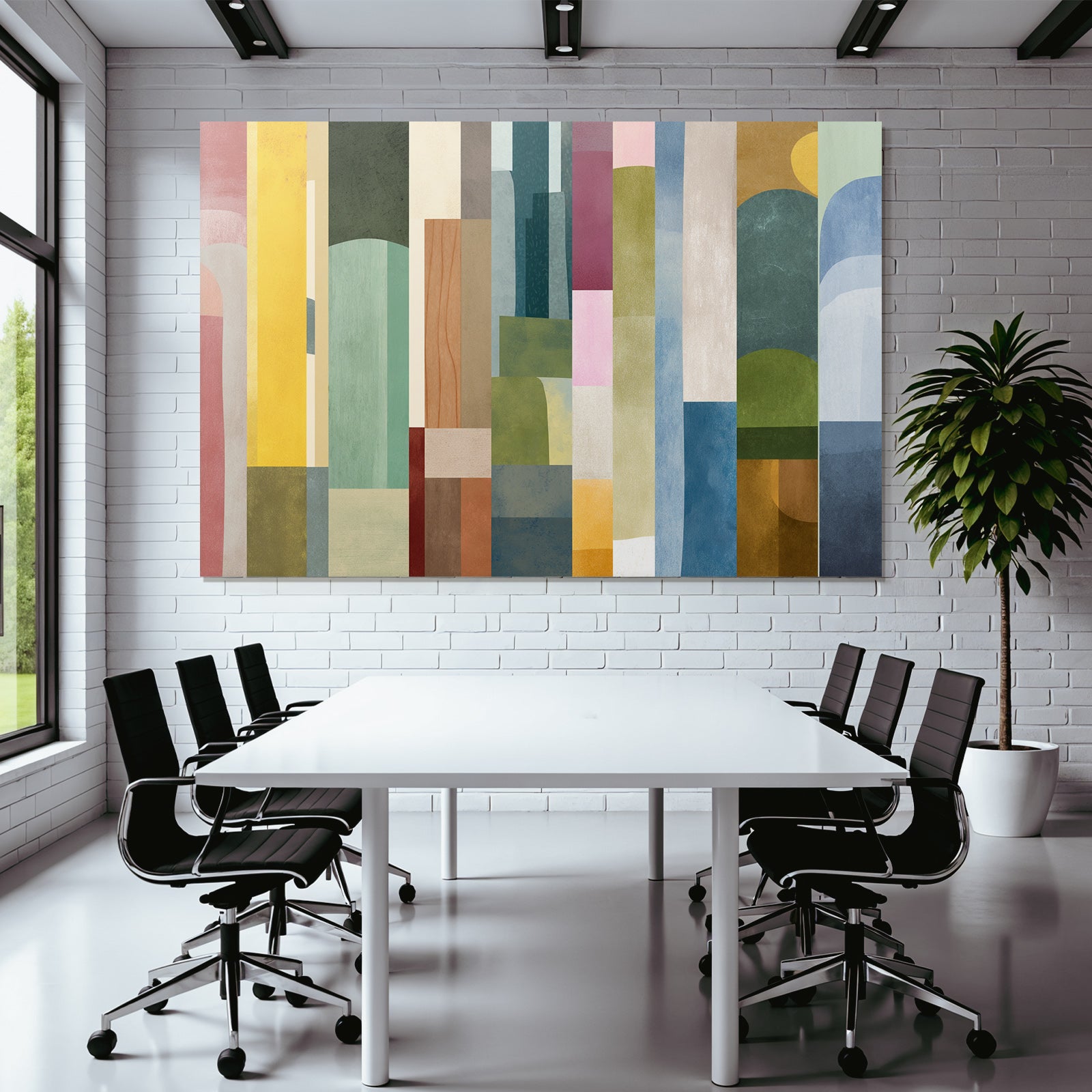 Abstrakte Streifen Kunst