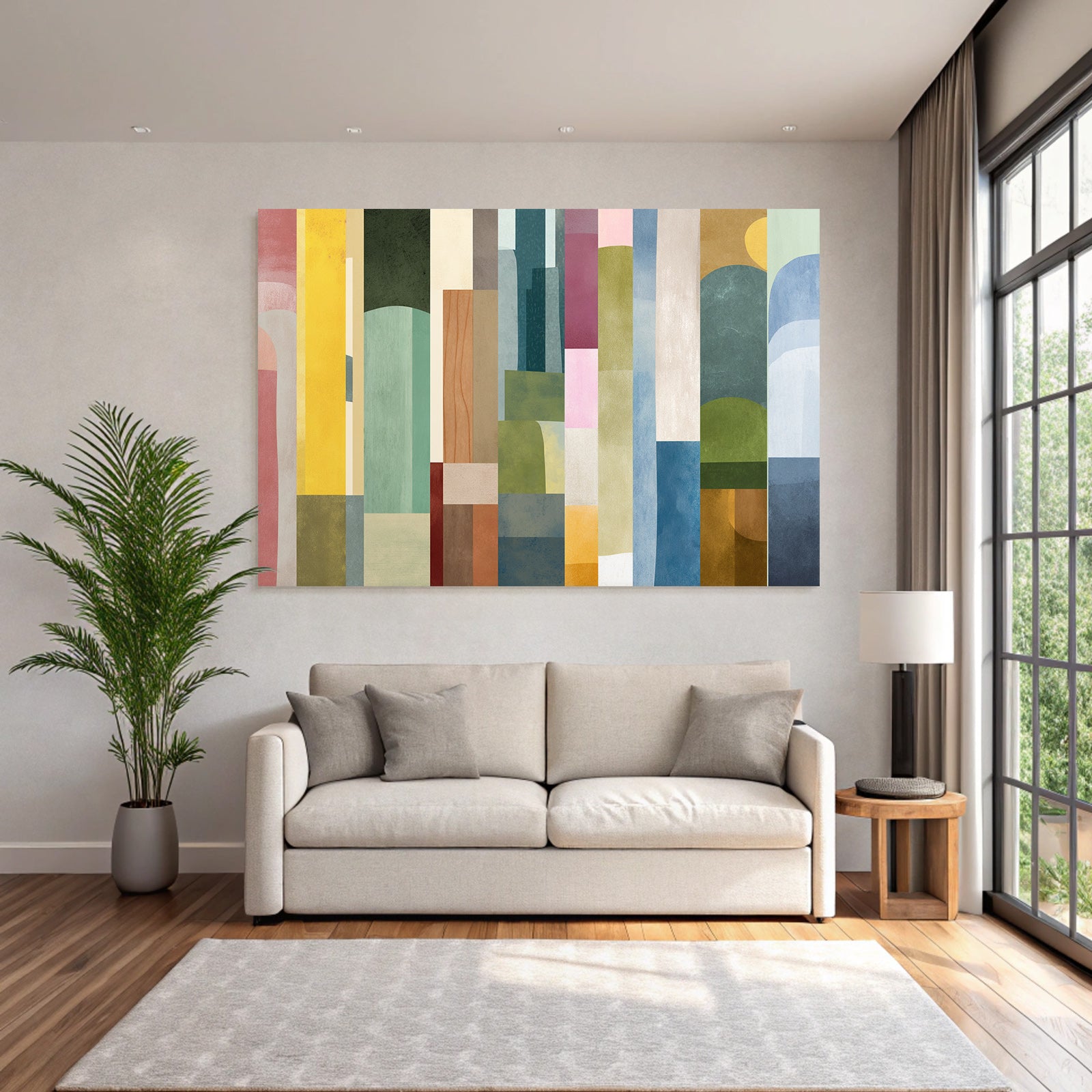 Abstrakte Streifen Kunst