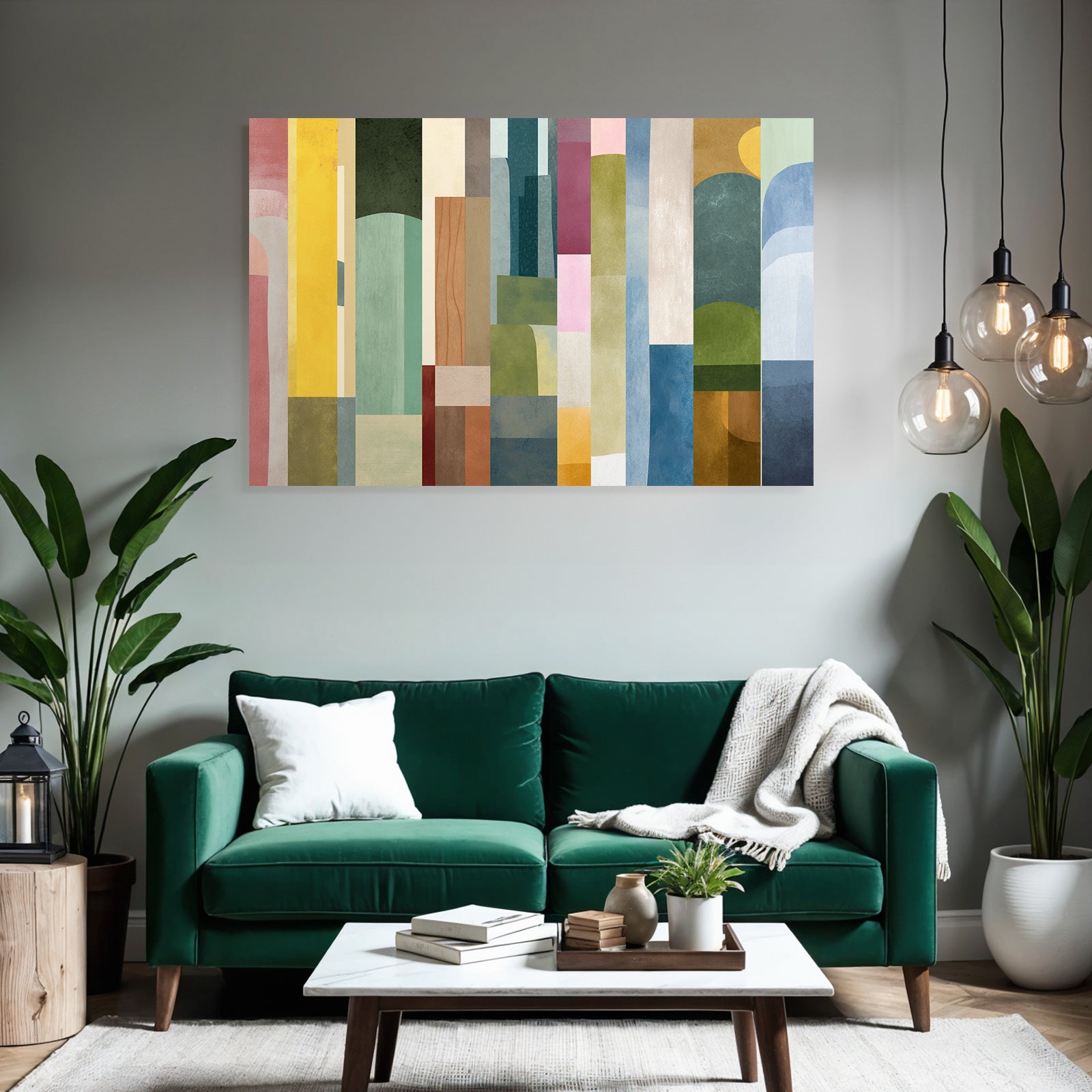 Abstrakte Streifen Kunst