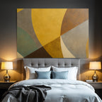 Abstraktes Design Bunte Gefallige Formen