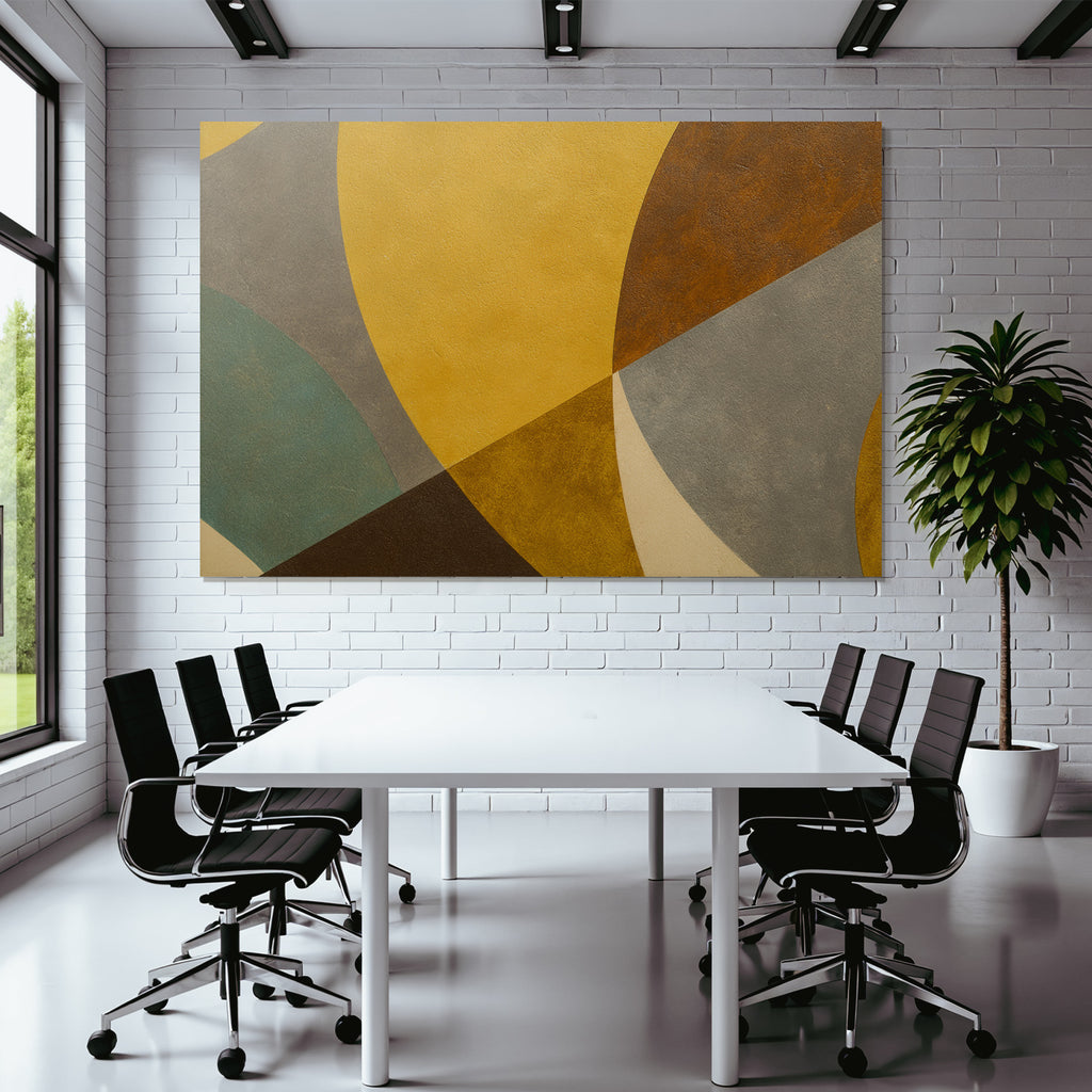 Abstraktes Design Bunte Gefallige Formen