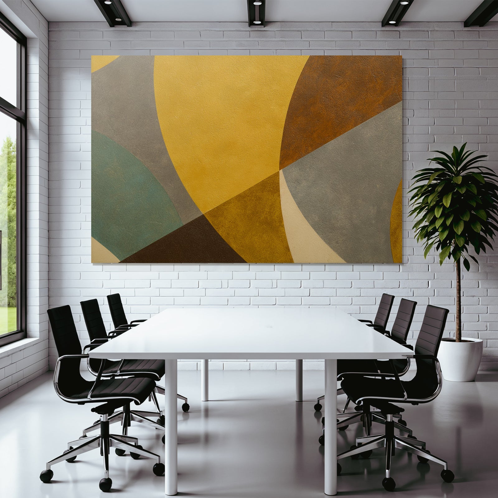 Abstraktes Design Bunte Gefallige Formen
