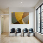 Abstraktes Design Bunte Gefallige Formen