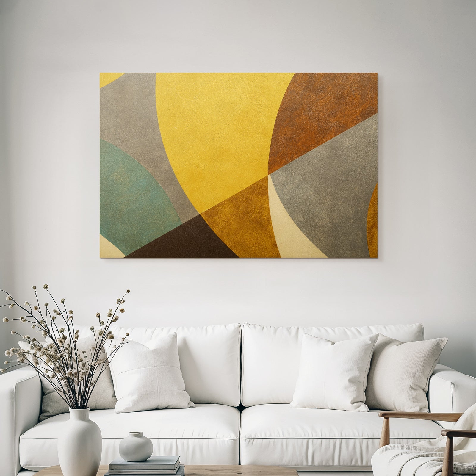 Abstraktes Design Bunte Gefallige Formen